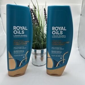 Head & Shoulders Royal Oils 13.5 oz 2 Pack New Scalp Balancing Conditioner  B2